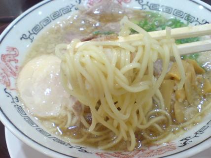 もう少し固麺がよかったわ